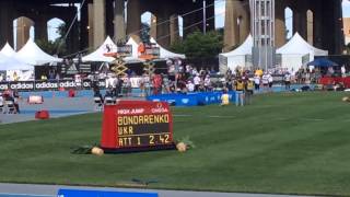 Bohdan Bondarenko 242 High Jump [upl. by Elisabeth260]