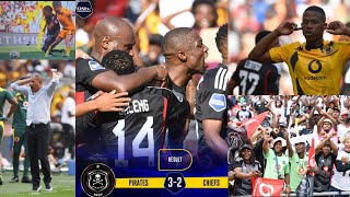 Orlando Pirates v Kaizer Chiefs Full Soweto Derby review and analysis Red card penalty goals [upl. by Erdeid486]