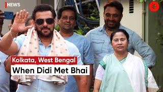 When ‘Bhai’ Salman Khan Visited Bengal CM Mamata Didi In Kolkata [upl. by Osyth]