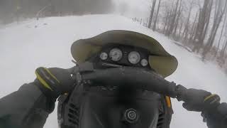 102Mph Skidoo Mach Z 800 Tripple Speed Run Gone Wrong [upl. by Luap]