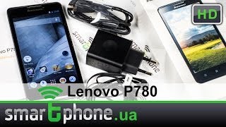 Lenovo P780  обзор смартфона с батареей на 4000 мАч [upl. by Airym]