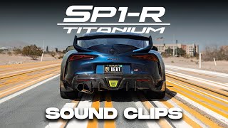 SP1R Sound Clips  Deepest A90 Supra Exhaust  Driving Impressions [upl. by Rask]