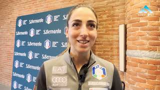 Biathlon Lisa Vittozzi e labbraccio con Tandrevold quotLo porterò sempre nel cuorequot ENG SUB [upl. by Clarisa]