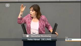 Heike Hänsel DIE LINKE Problem ist nicht die Teppichnummer sondern Niebels Entwicklungspolitik [upl. by Sivram]