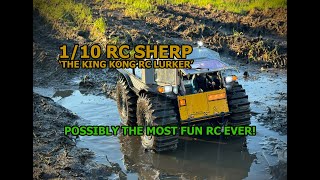 110 SCALE AMPHIBIOUS RC SHERP CRAWLER BY KING KONG RC [upl. by Ynittirb]