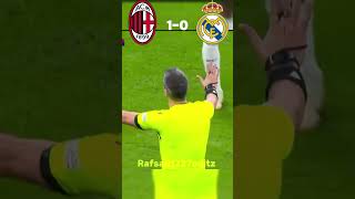 Real Madrid Vs Ac Milan 202425 UCL Group Stage shorts football [upl. by Cartan]