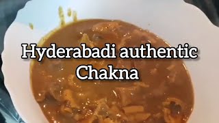 Chaakna  Hyderabadi Chaakna😋  Authentic Hyderabadi Famous👌Chaakna Bakrid Special🐑 [upl. by Akimal690]