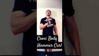 Biceps Exercise at Home  Cross Body Hammer Curl biceps armworkout [upl. by Dao]