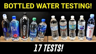 Testing 10 Popular Bottled Drinking Water Brands  See How They Compare [upl. by Ardnued678]