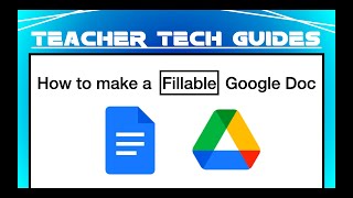 Making a Fillable Google Doc [upl. by Cherye]