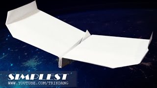 EASY PAPER AIRPLANE for KIDS  How to make a paper airplane that Flies FAST amp FAR  Simplest [upl. by Mallon783]