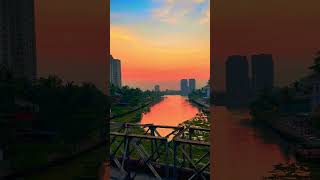 Thaikkudam bridge kochi beautiful evening view  Kochi city night view  ernakulam  kochi shorts [upl. by Cutler]