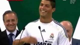 CRISTIANO RONALDO SAYING HALA MADRID WITH THE CROWD [upl. by Arinaid]