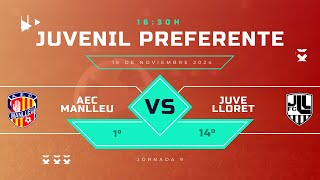 UEC MANLLEU VS JUVENTUS LLORET  JUVENIL PREFERENTE J9 G1 [upl. by Faria]