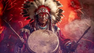 Slow Shaman Drum ️🥁Trance Inducing Ambient for Thymus Chakra Higher Heart Chakra Meditation [upl. by Burris]