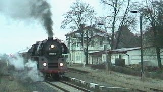 Morgendliche Dampfzüge mit Dampflok 01 1519 und 03 1010  Ausfahrt RinglebenGebesee [upl. by Clintock]