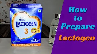 How to make Lactogen Formula Milk  Step by Step Preparation [upl. by Attemaj49]