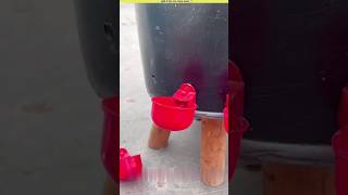 Man made clean drinking water device for chickens। shorts experiment [upl. by Mudenihc]