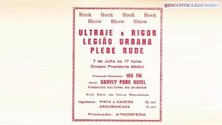 1985 Legião Urbana  Ginásio Nilson Nelson [upl. by Aimet]