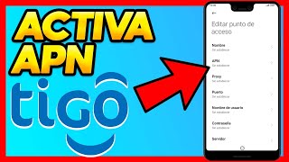 ✅COMO ACTIVAR EL APN DE TIGO [upl. by Goeger]