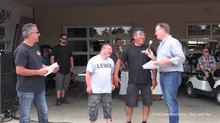 Route 66 Car Show  A Special Needs persons steals the Show from Brant Miller Chicago Weatherman [upl. by Haldis77]