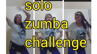 solo zumba challenge [upl. by Ynnot]