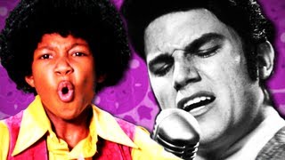 Michael Jackson vs Elvis Presley Epic Rap Battles of History [upl. by Ardnekahs962]