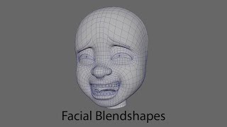 Facial blendshapes  Maya [upl. by Sitra]