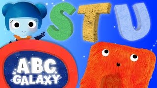 Learning the Letters of the Alphabet  Letters ST amp U  Alphabet Learning for Kids  ABC Galaxy [upl. by Delacourt]