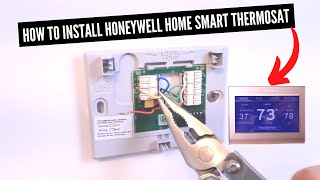 How To Install Honeywell Home Wifi Smart Thermostat [upl. by Bertram]