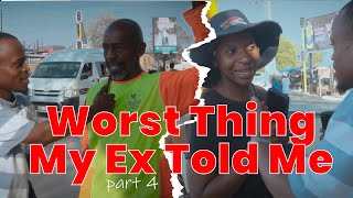 Asking people the worst thing ever told by their EXGirlfriends and Boyfriends Thulamahashe  Pt4 [upl. by Lleuqar]