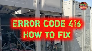 E416 how to fix Samsung vrf DVMS sistemas error code 416 how to solve [upl. by Onimod479]