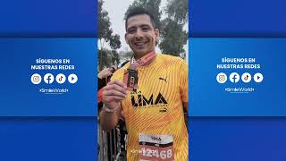 Odontólogo runner en la media maraton de Lima junto a sus pacientes [upl. by Lettig]