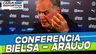 CONFERENCIA DE PRENSA MARCELO BIELSA  ARAUJO 220624 [upl. by Alieka]