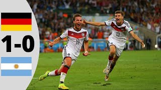 Germany vs Argentina 10  Extended Highlights  2014 WC Final [upl. by Ennaeilsel300]