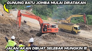 Situasi Sore Ini  Gunung Batu Jomba Mulai Diratakan [upl. by Ayalat]