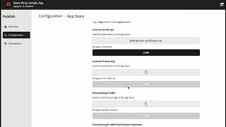 Publishing  Configuration  iOS  Licence Private Key [upl. by Gordan]