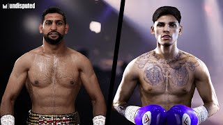 Amir Khan vs Ryan Garcia Undisputed Boxing Game  Full Fight Gameplay [upl. by Levitan739]