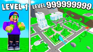 I BUILT A LEVEL 999999999 ROBLOX ISLAND CITY [upl. by Radke]