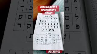 Letras hebreas 1hebreokabbalahtorah [upl. by Longerich]