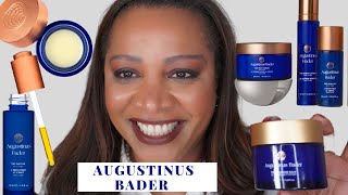 AUGUSTINUS BADER  The Face Oil The Cleansing Balm Body Lotion Hair Oil Tested on Mature Skin [upl. by Anavahs607]