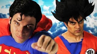 Goku vs Superman Epic Rap Battles of History [upl. by Arreyt]