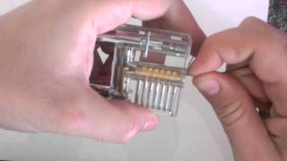 Lockpick practice lock and jiggler keys [upl. by Maguire]