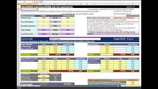 My Anodising Calculation Spreadsheet [upl. by Oremoh]