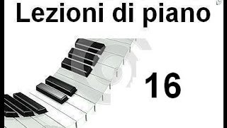 LEZIONE DI PIANOFORTE 16  Letture di due righe e notazione musicale [upl. by Ardnuassac325]