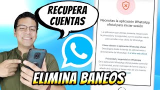 NUEVO WHATSAPP PLUS Ultima Versión ✅ ELIMINA Baneo Necesitas Instalar la versión Oficial 😱 [upl. by Hodges]