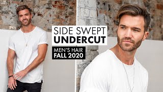 Side Swept Undercut  Mens Hairstyle for Fall [upl. by Latsyrk]