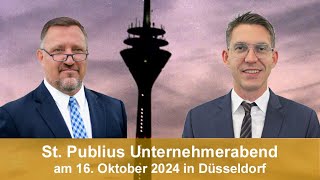 St Publius Unternehmensabend in Düsseldorf 2024 [upl. by Monteith321]