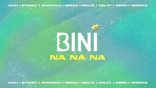 BINI  Na Na Na Lyrics [upl. by Deraj]