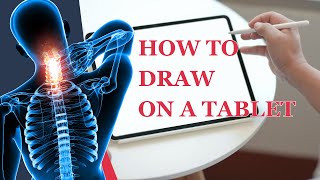 Discover The Right Posture To Draw On A Tablet [upl. by Yrnehnhoj888]